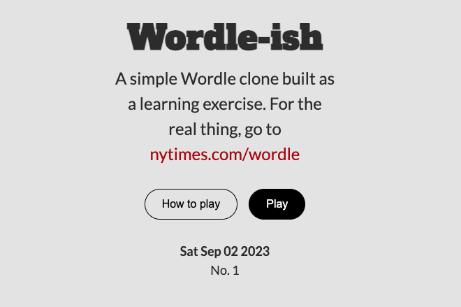 Fleshed-out Welcome component
