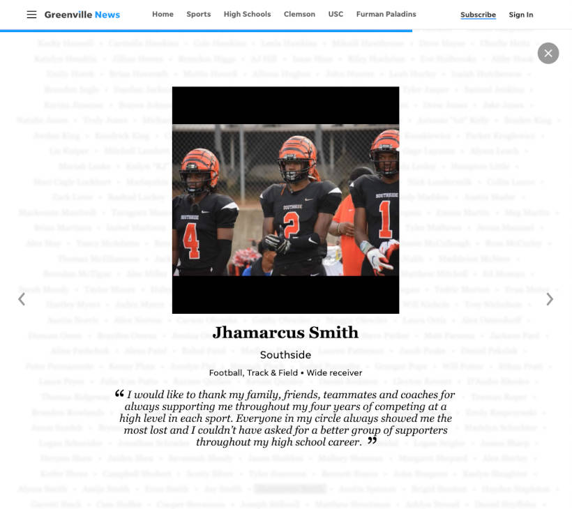 Virtual Senior Night